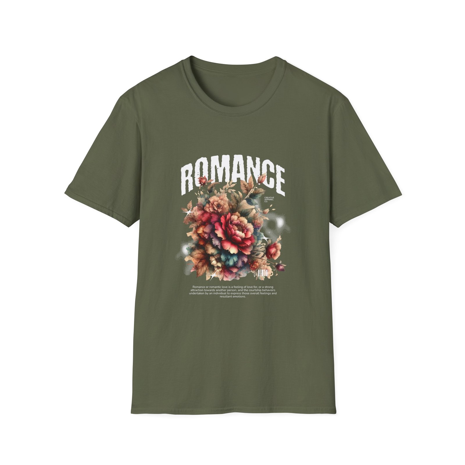 Romance Floral T‑Shirt — Vintage Bouquet Graphic Tee - Image 7